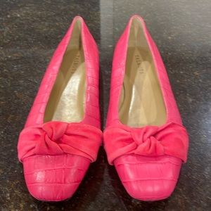 Talbots Stella Knot Shoe size 10 Pink punch color.